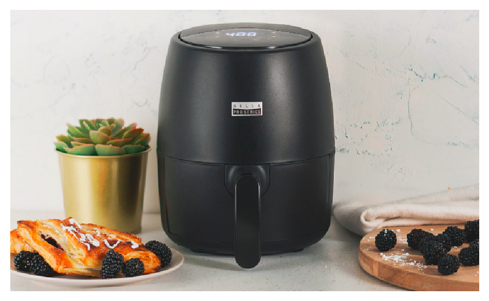  Bella Pro Series 4-qt. Touchscreen Air Fryer Black Matte : Home  & Kitchen