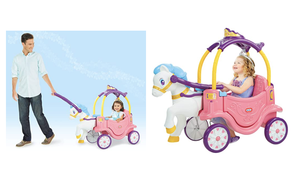 little tikes princess horse & carriage