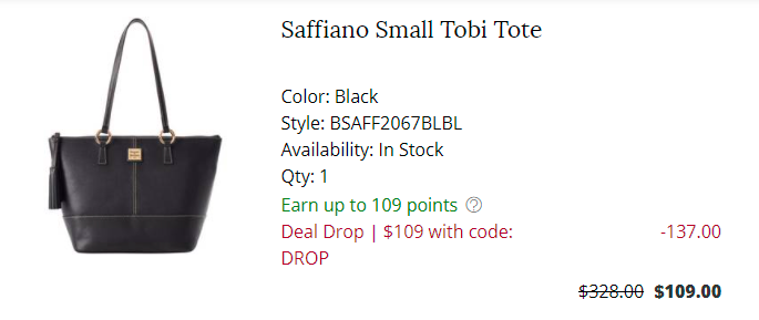 Saffiano Small Tobi Tote