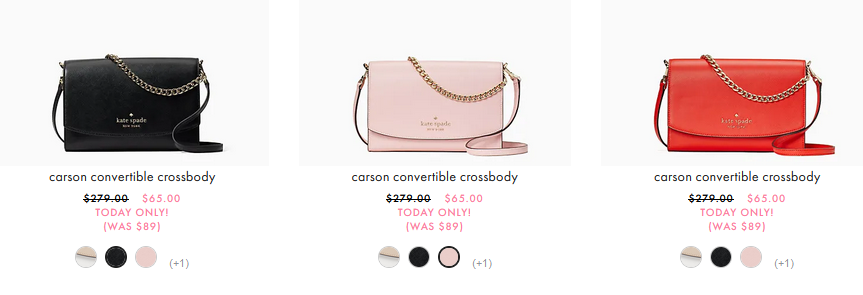 Kate Spade Carson Convertible Crossbody only $65 (reg. $279) + Free  Shipping!