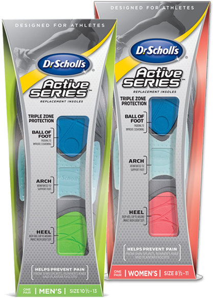 New $4/1 Dr. Scholl's Active Series 