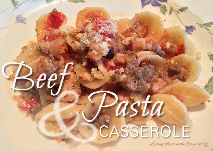 Beef and Pasta casserole