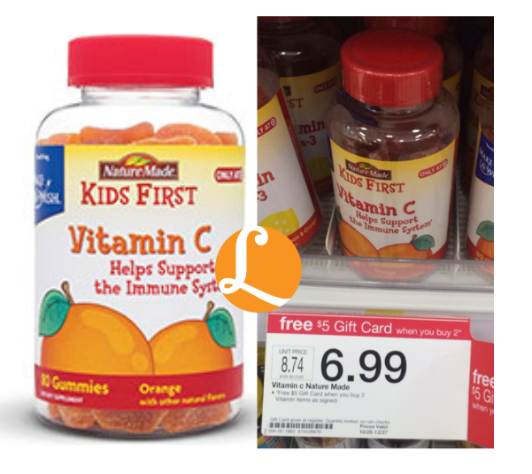 Nature Made Kids First Vitamin C Gummies Just $0 74 at Target Living