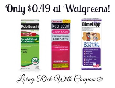 Robitussin Walgreens 9.28.14