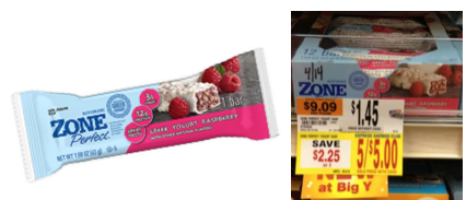 FREE Zone Perfect Greek Yogurt Bars at Big Y