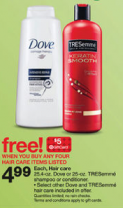 Tresemme Gift Card Deal