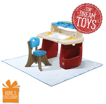 Step2 Deluxe Art Desk With Splat Mat 41 99 Free Shipping