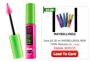 Maybelline Mascara Coupon