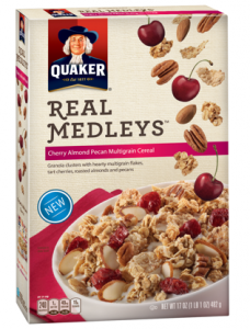 Quaker Real Medleys Cereal Coupon