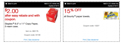 Staples Coupons