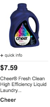 New $0.50/1 Cheer Laundry Detergent Coupon – Only $0.11 Per Load at