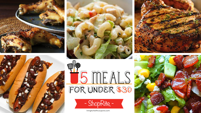 5 Meals for Under $30 at ShopRite