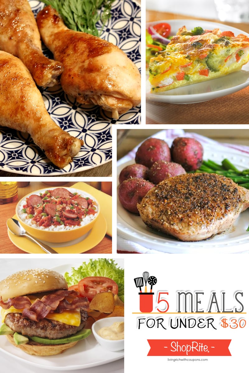 5 Meals for Under $30 at ShopRite