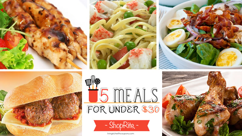 5 Meals for Under $30 at ShopRite