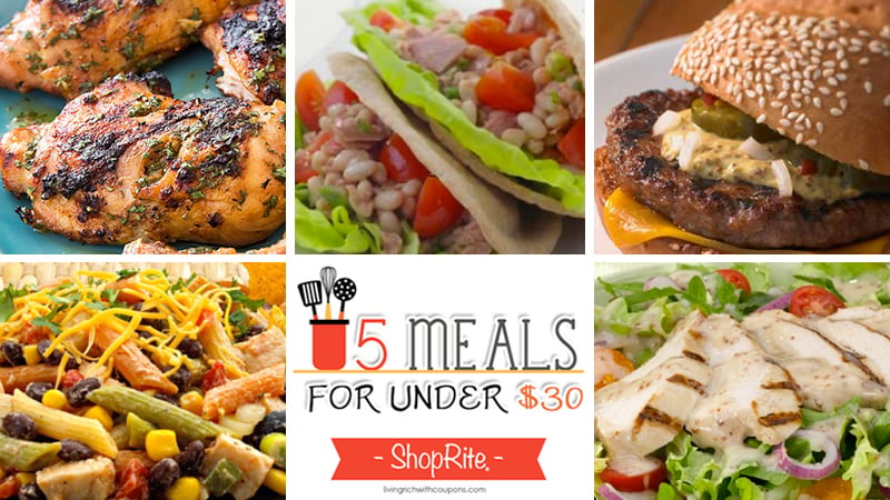 5 Meals for Under $30 at ShopRite