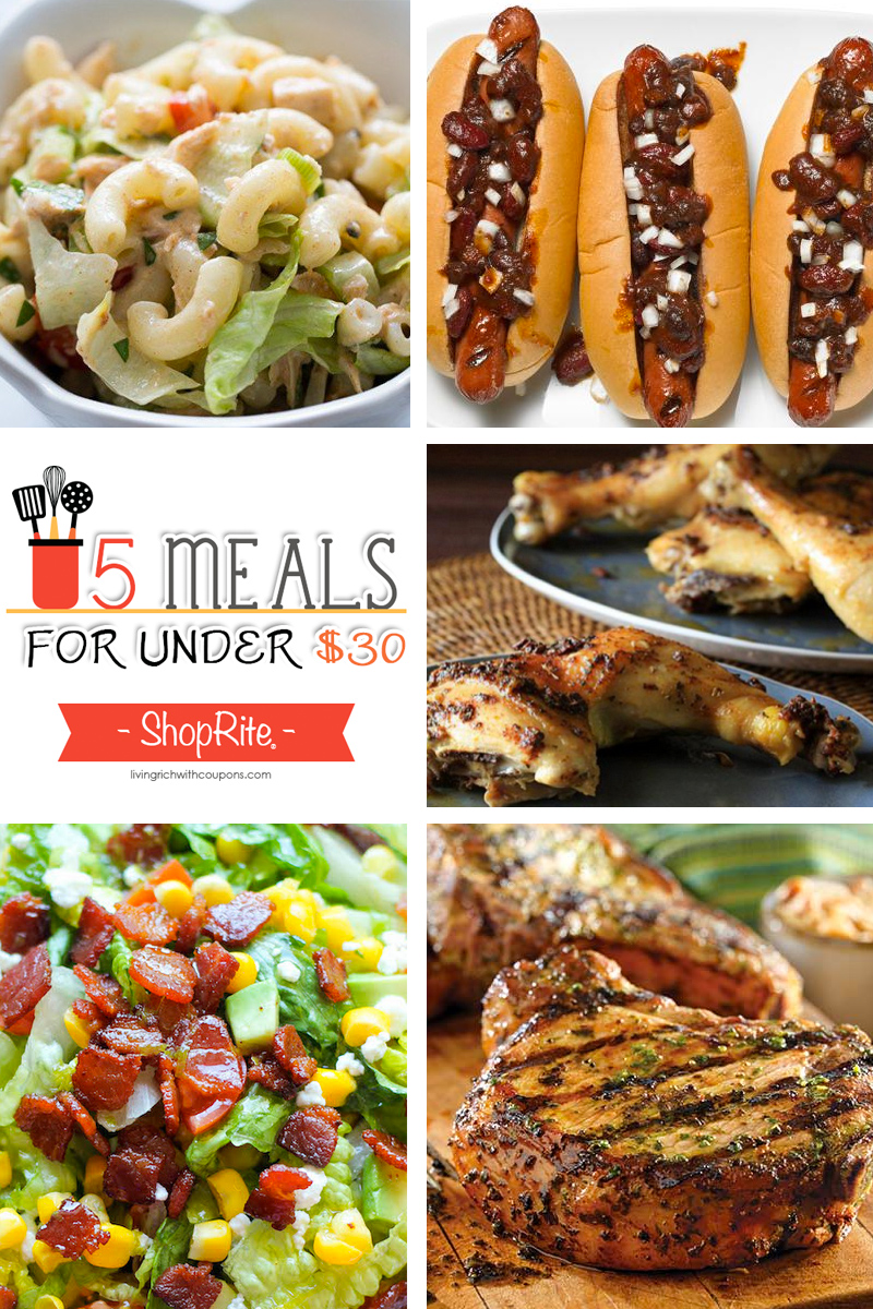 5 Meals for Under $30 at ShopRite