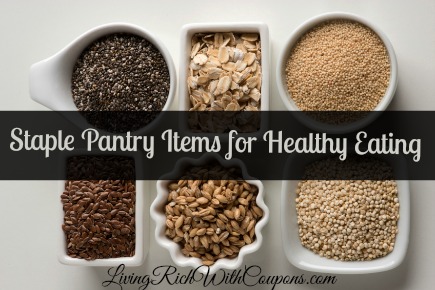 Staple Pantry Items for Healthy Eating