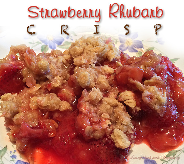 Strawberry Rhubarb Crisp