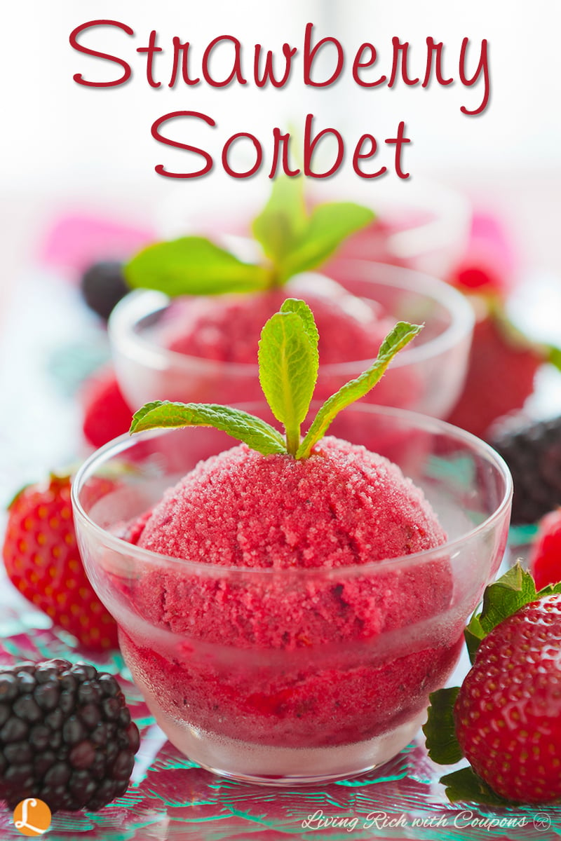 Strawberry Sorbet