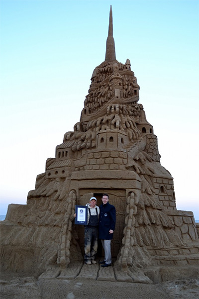 Tallest sand castle