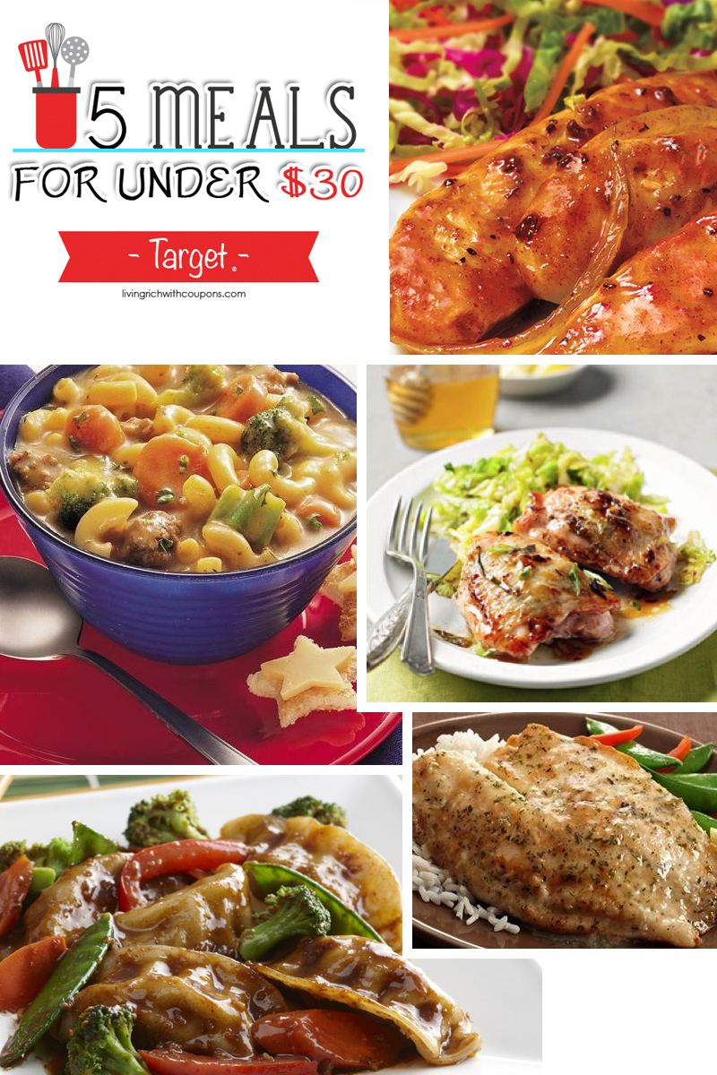 5 Meals for Under $30 at Target