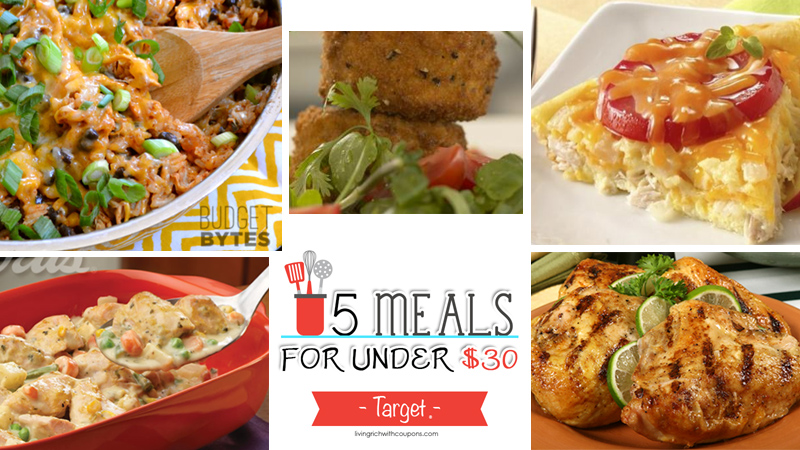 5 Meals for Under $30 at Target