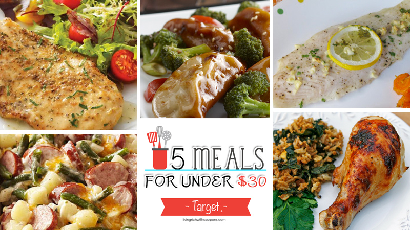 5 Meals for Under $30 at Target