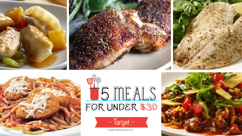 5 Meals for Under $30 at Target