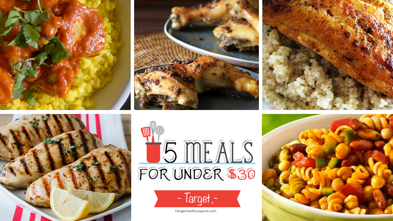 5 Meals for Under $30 at Target