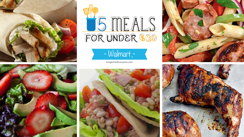 5 Meals for Under $30 at Walmart