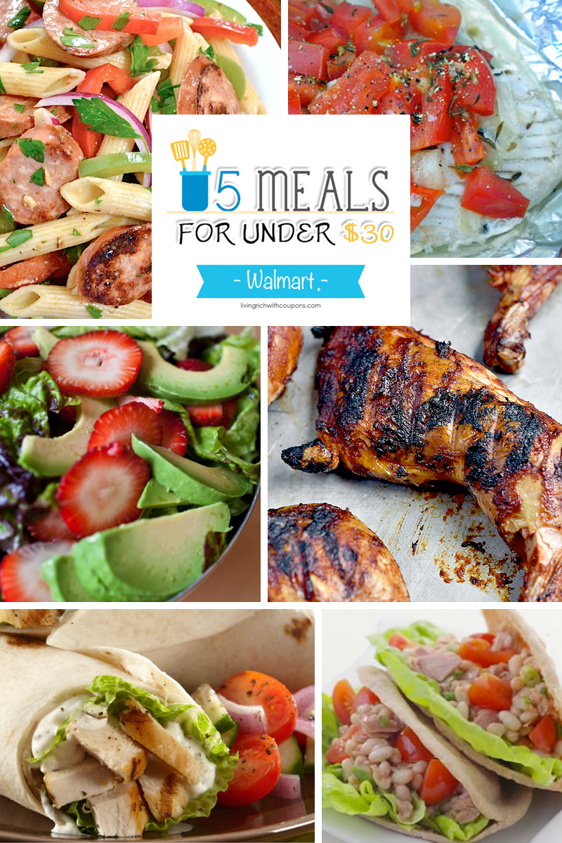 5 Meals for Under $30 at Walmart