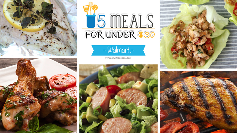 5 Meals for Under $30 at Walmart