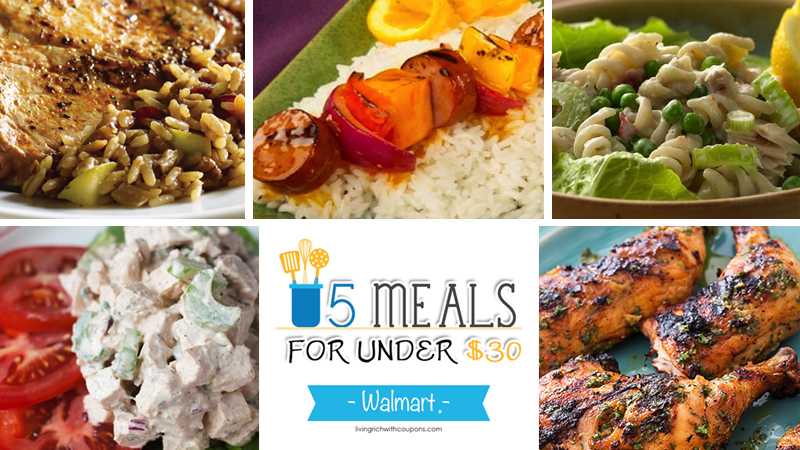 5 Meals for Under $30 at Walmart