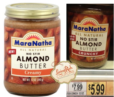 almond MaraNatha Almond Butter Wegmans Deal