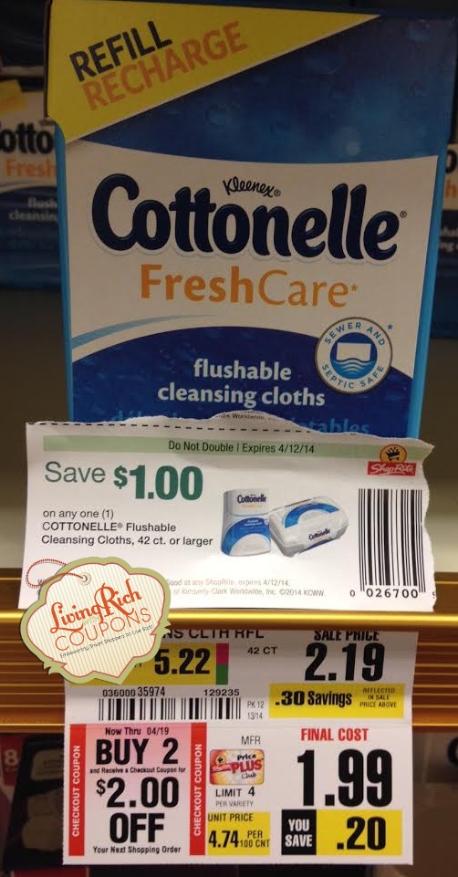 Cottonelle ShopRite Deal