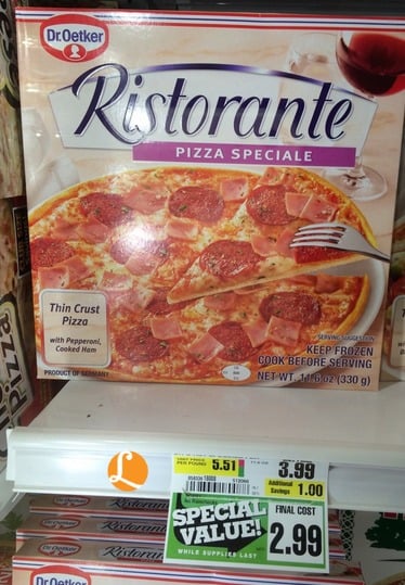 dr.oetker pizza ShopRite