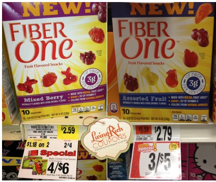 Fiber One Fruit Snacks Deal