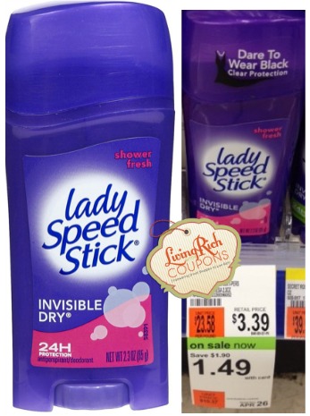 Lady Speed Stick Walgreens Deal