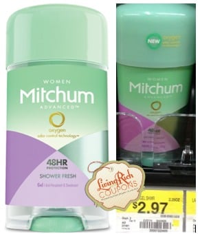 Mitchum Deodorant Walmart Deal