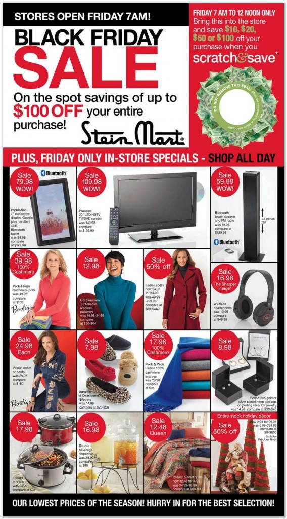 Stein Mart Black Friday Ad 2013