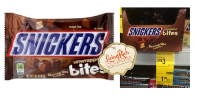 Snickers Bites Walgreens Deal