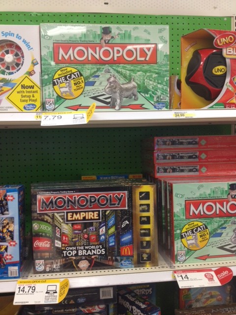 Monopoly Board Games as low as $4.02 at 