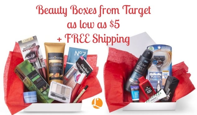 target beauty boxes