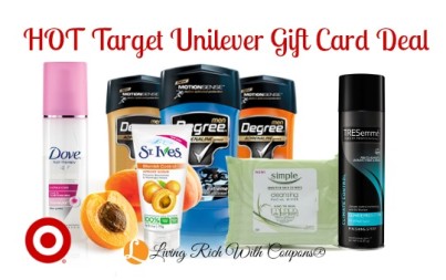 target unilever gift card deal