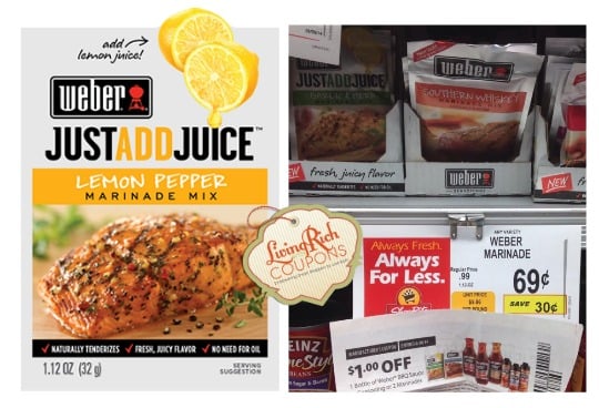 Weber Marinade ShopRite Deal