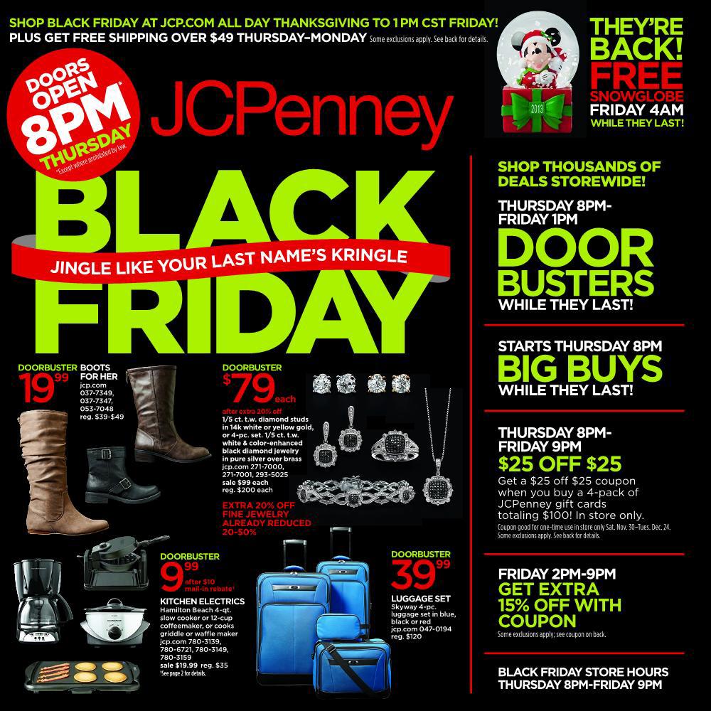 JCPenney Black Friday Ad 2013 Living. 
