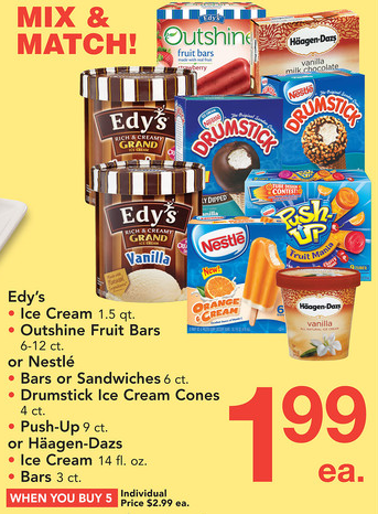 FREE Nestle Novelties, Edy’s Outshine Bars at Acme! | Living Rich With ...