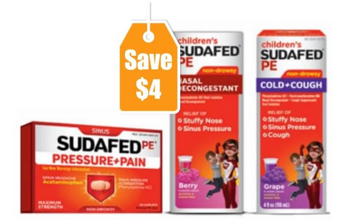 2 New Sudafed Coupons Save $4 Only $3 at Dollar General   More