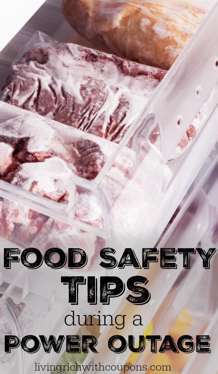 Food Safety Tips During A Power Outage | Living Rich With Coupons®