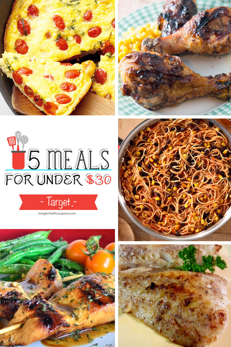 5 Meals for Under $30 at Target – Week ending 9/17/16 | Living Rich ...